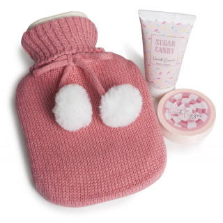 SET DE BAÑO CON BOLSA DE AGUA CALIENTE