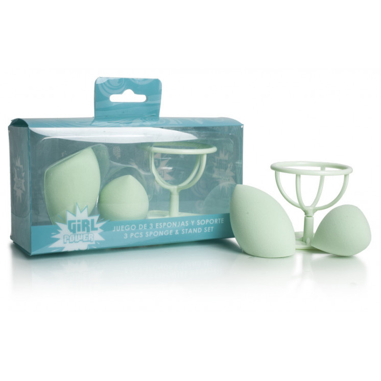 SET ESPONJAS CON SOPORTE