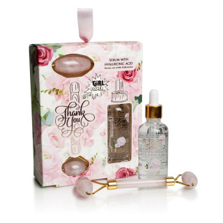 ESTUCHE FACIAL SERUM CON MASAJEADOR GIRL POWER