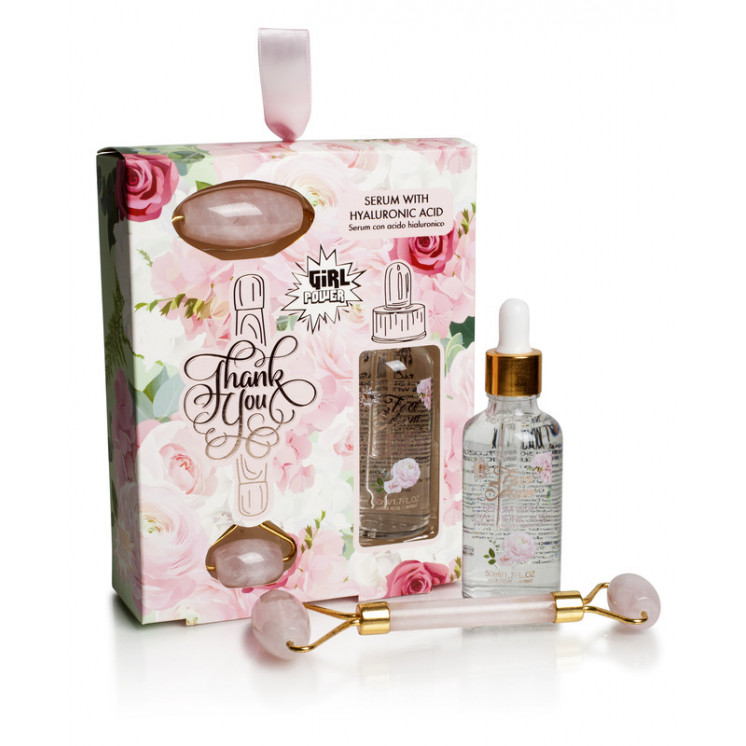 ESTUCHE FACIAL SERUM CON MASAJEADOR GIRL POWER