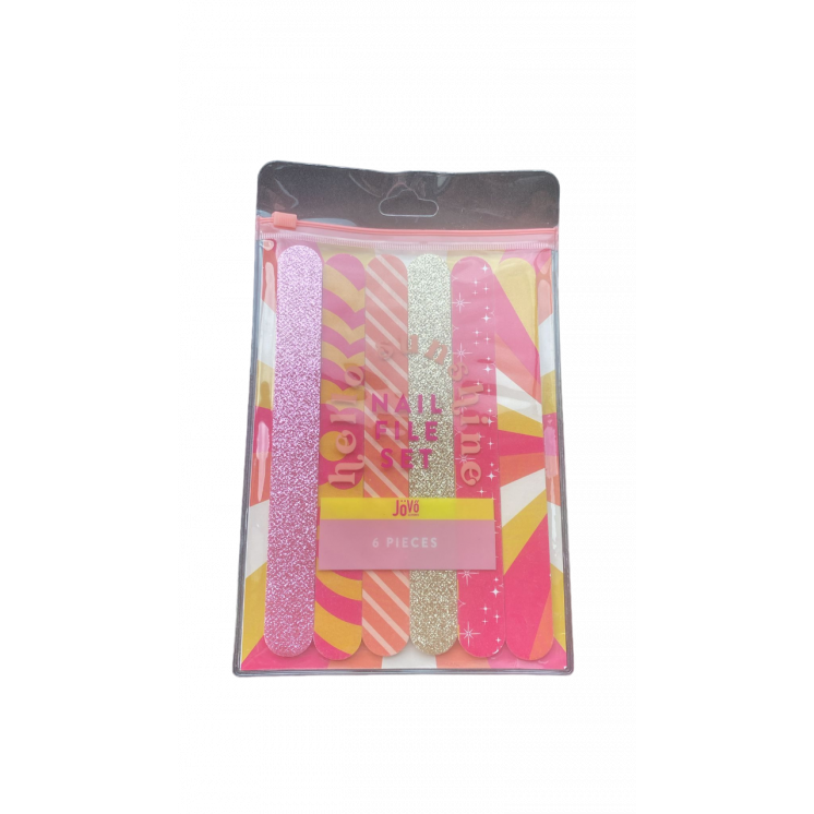 PACK 6 LIMAS DE UÑAS -JOVO
